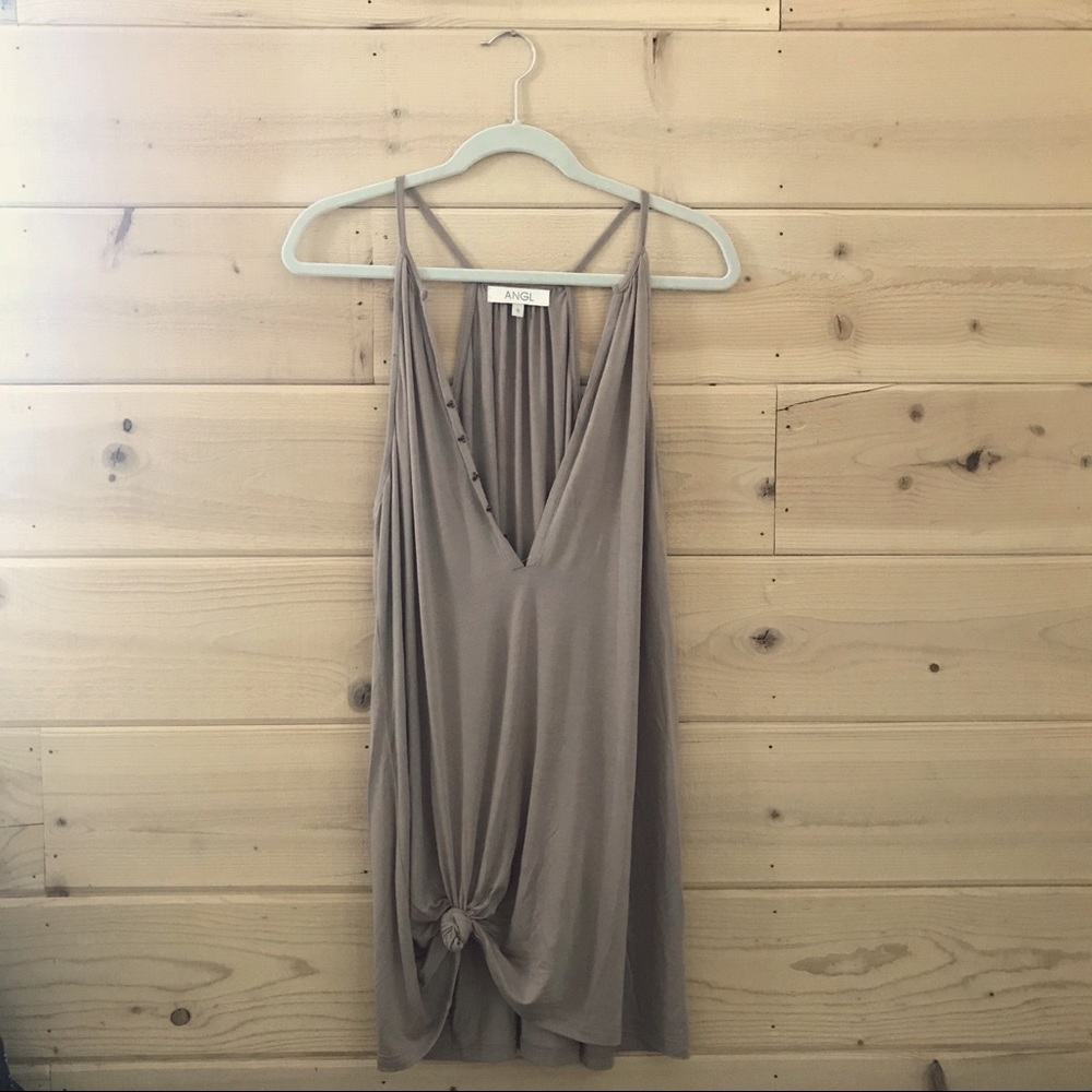 Tan Dress